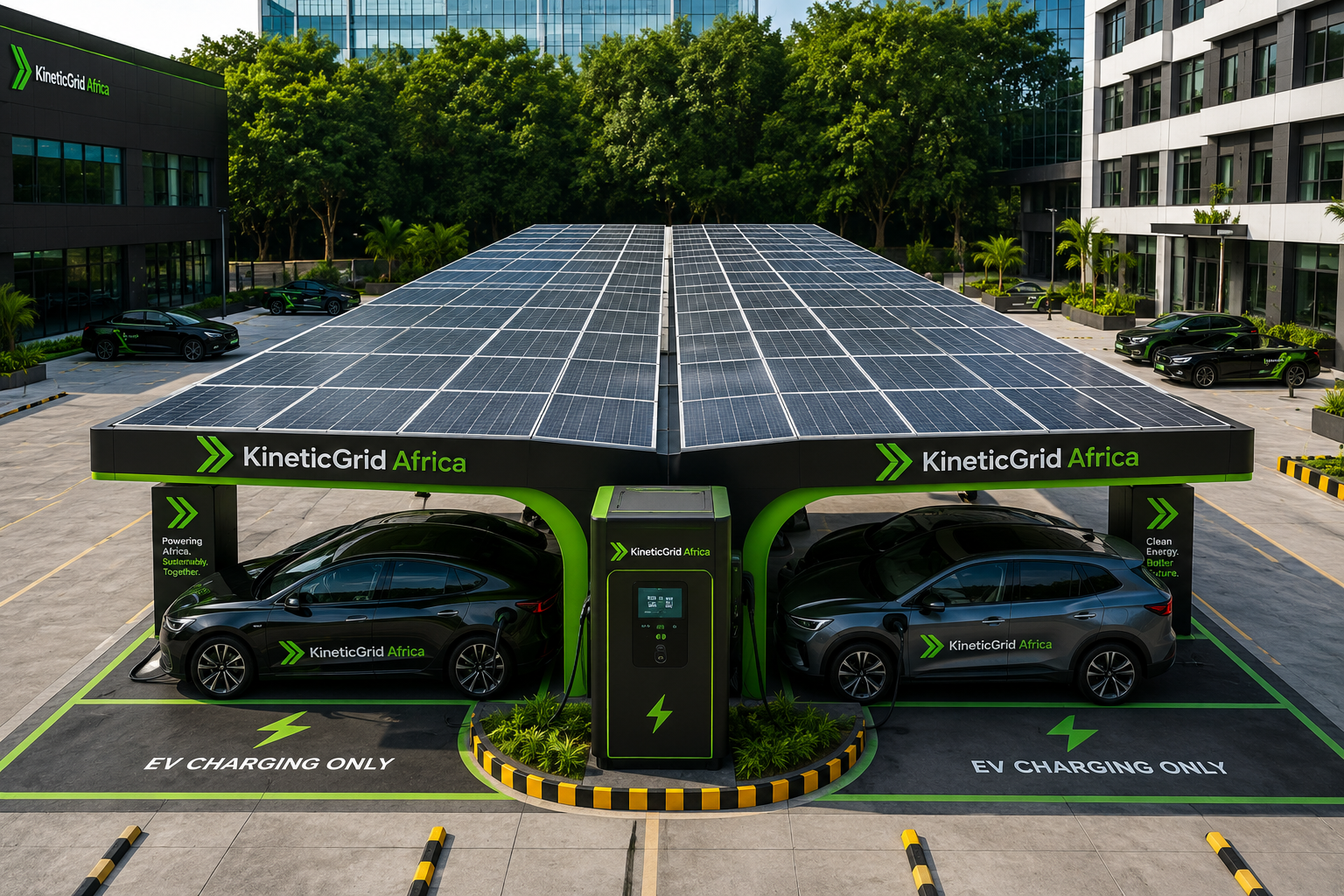 Solar renewable energy integration for EV charging